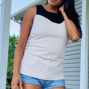 Express New With Tags Colorblock Quilted Tank Top